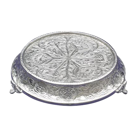 GiftBay Wedding Cake Stand Tapered Round 14", Silver