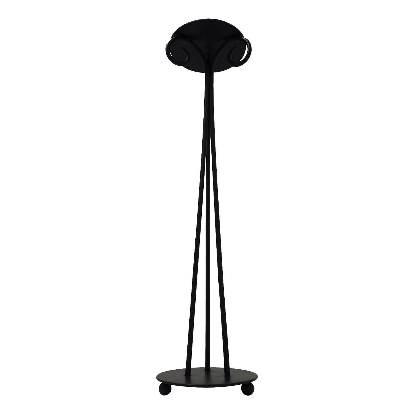 GiftBay 14016 Beautiful Pillar Holder 25", Black Powder Coated Finish