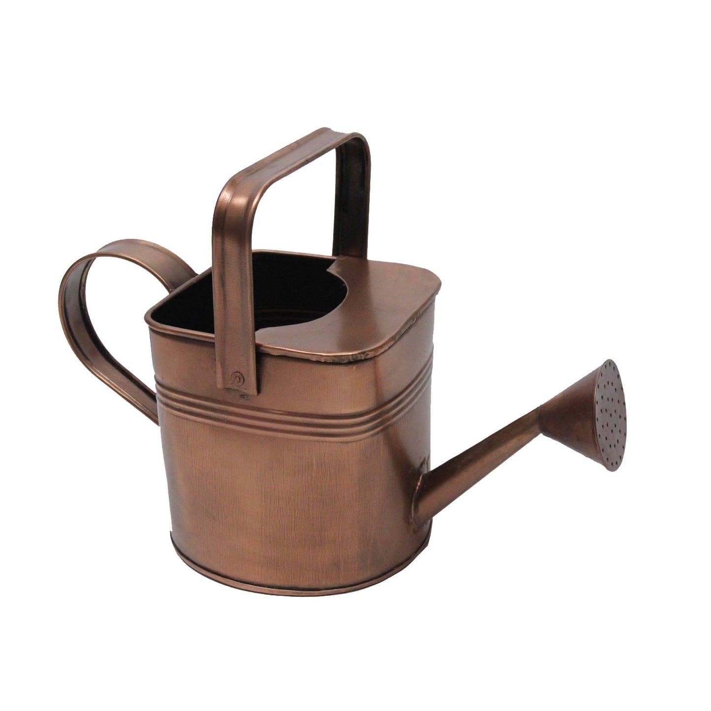 GiftBay, Watering Can, Metal With Dual Handle 7.5" High, 1.0 Gallon, Antique Copper Finish
