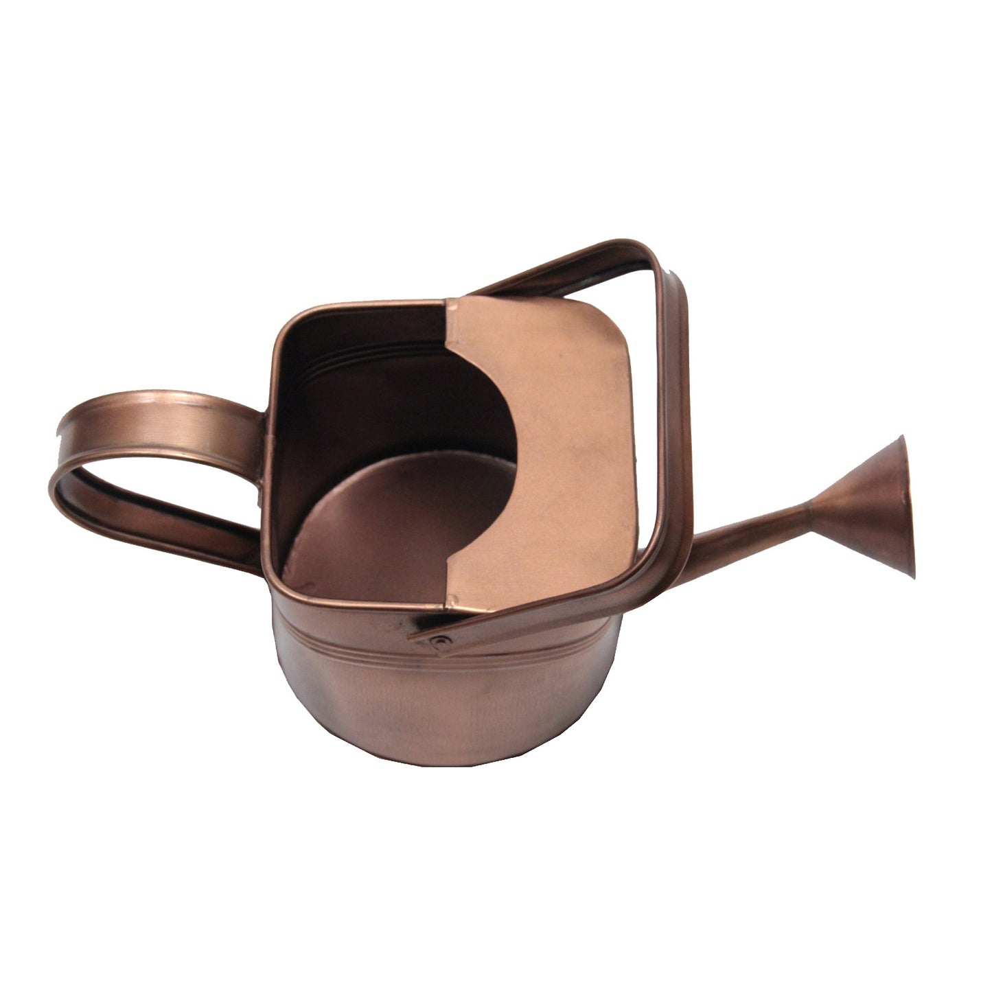 GiftBay, Watering Can, Metal With Dual Handle 7.5" High, 1.0 Gallon, Antique Copper Finish