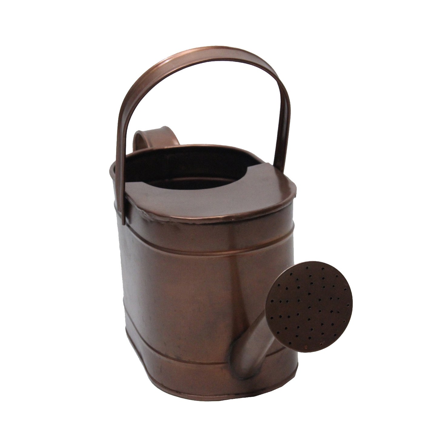 GiftBay Watering Can, Metal With Dual Handle 8" High, 1.50 Gallon, Antique Copper Finish