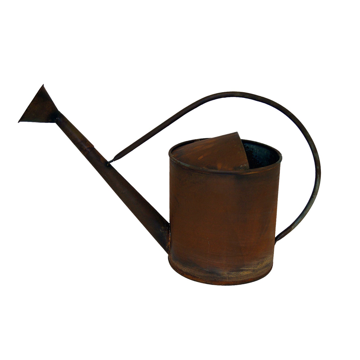 GiftBay Watering Can, Strongly Built, Metal With Handle 10" High, 2.75 Gallon, Antique Rust Finish