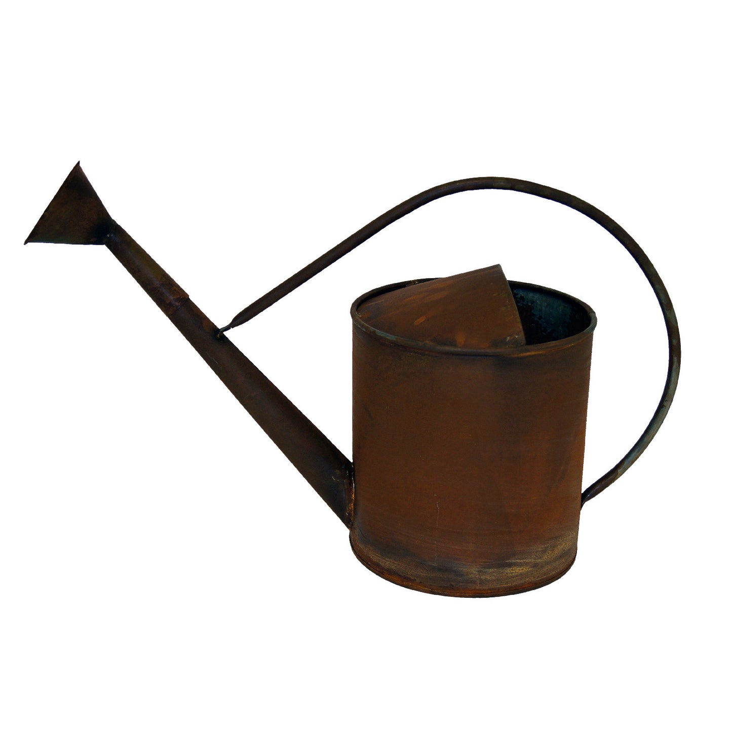 GiftBay Watering Can, Strongly Built, Metal With Handle 10" High, 2.75 Gallon, Antique Rust Finish